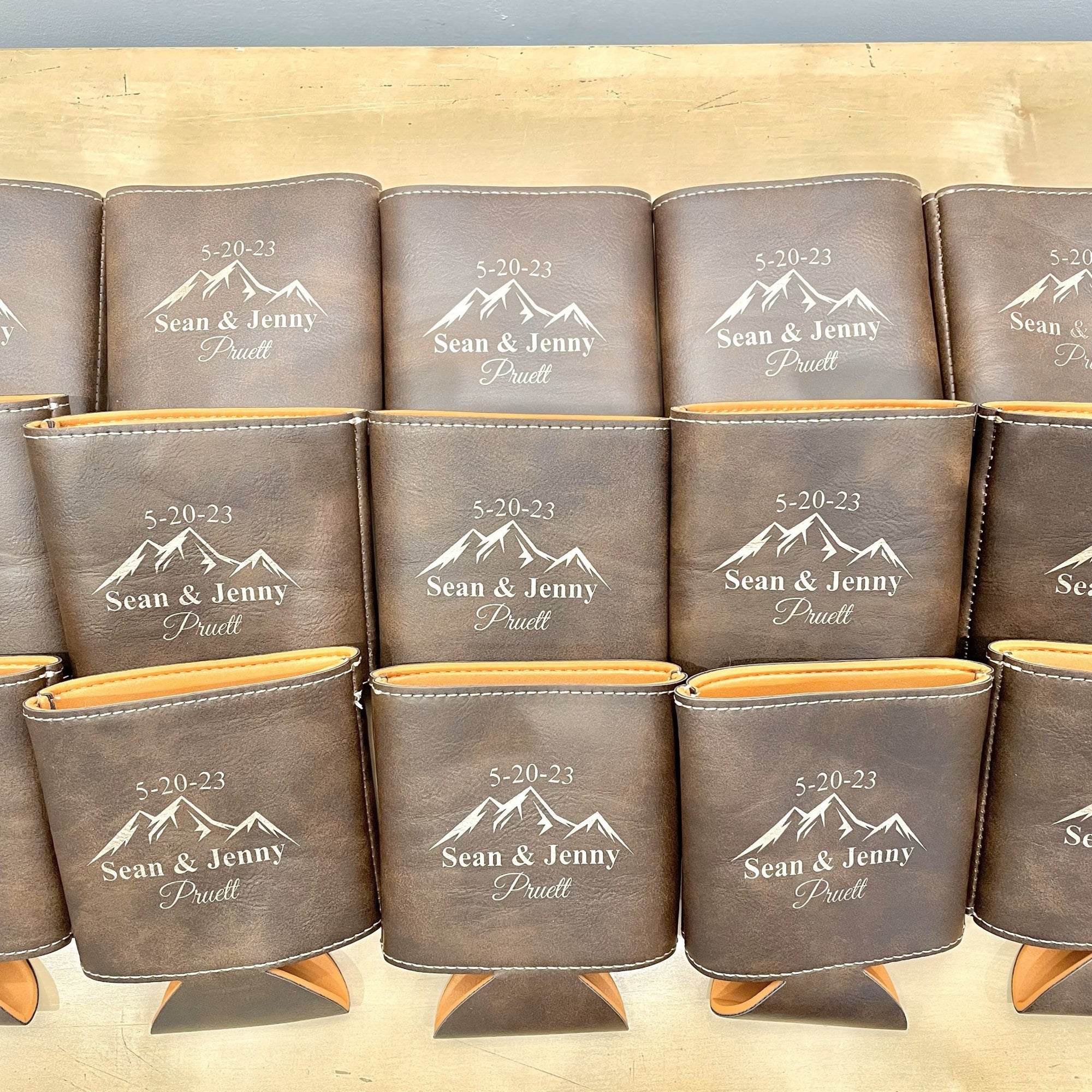 Beer Koozie Wedding Favors Cheers To The Years Koozie Forever