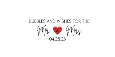 Mr. & Mrs. Bubbles - Forever Wedding Favors