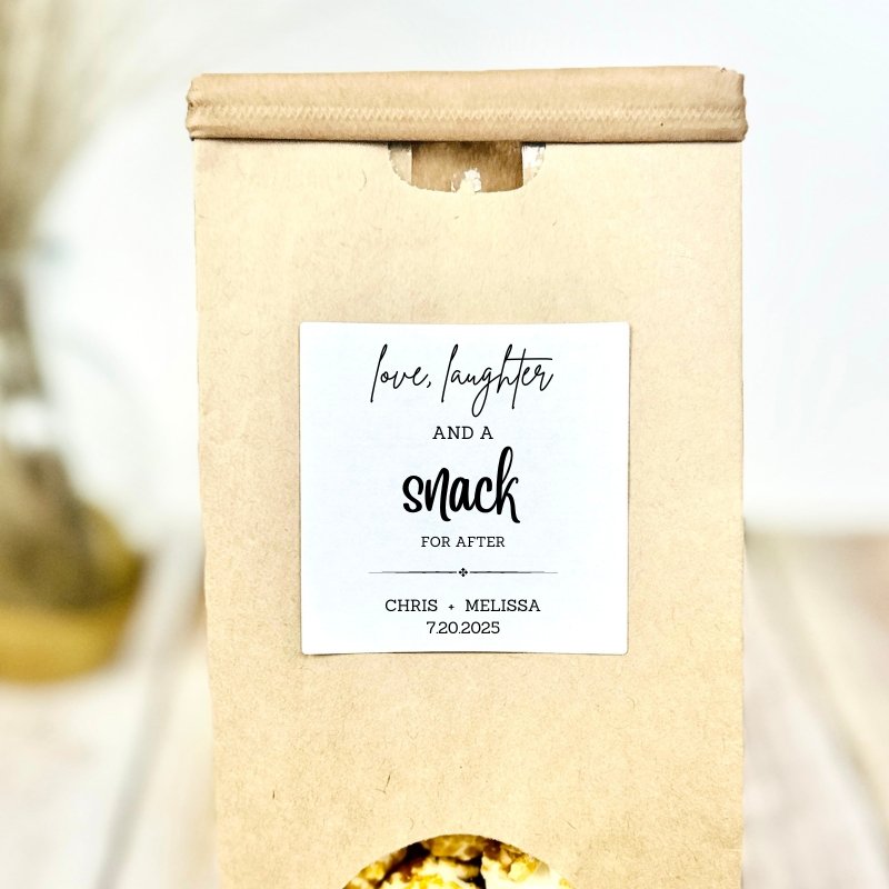 Munch And Celebrate Bag - Forever Wedding Favors