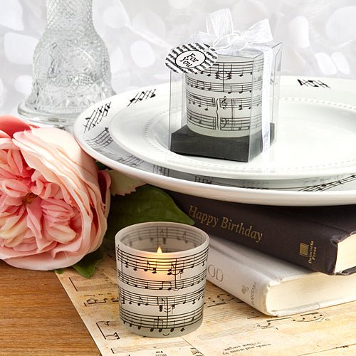 Musical Note Candle - Forever Wedding Favors