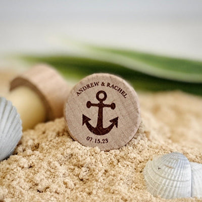 Nautical Wine Cork Favor - Forever Wedding Favors