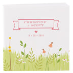 Notepad Favor With Personalized Homespun Charm Cover - Forever Wedding Favors