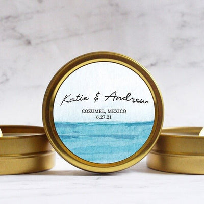 Ocean Serenity Candle - Forever Wedding Favors