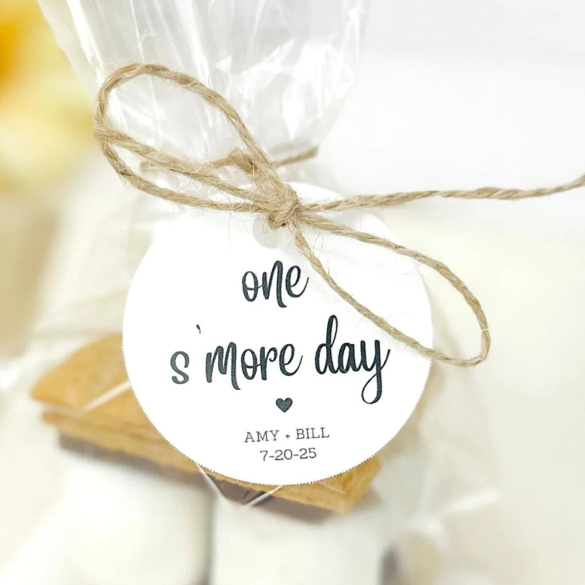One S'more Day Tag - Forever Wedding Favors