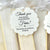 Our Biggest Fans Scalloped Tag - Forever Wedding Favors