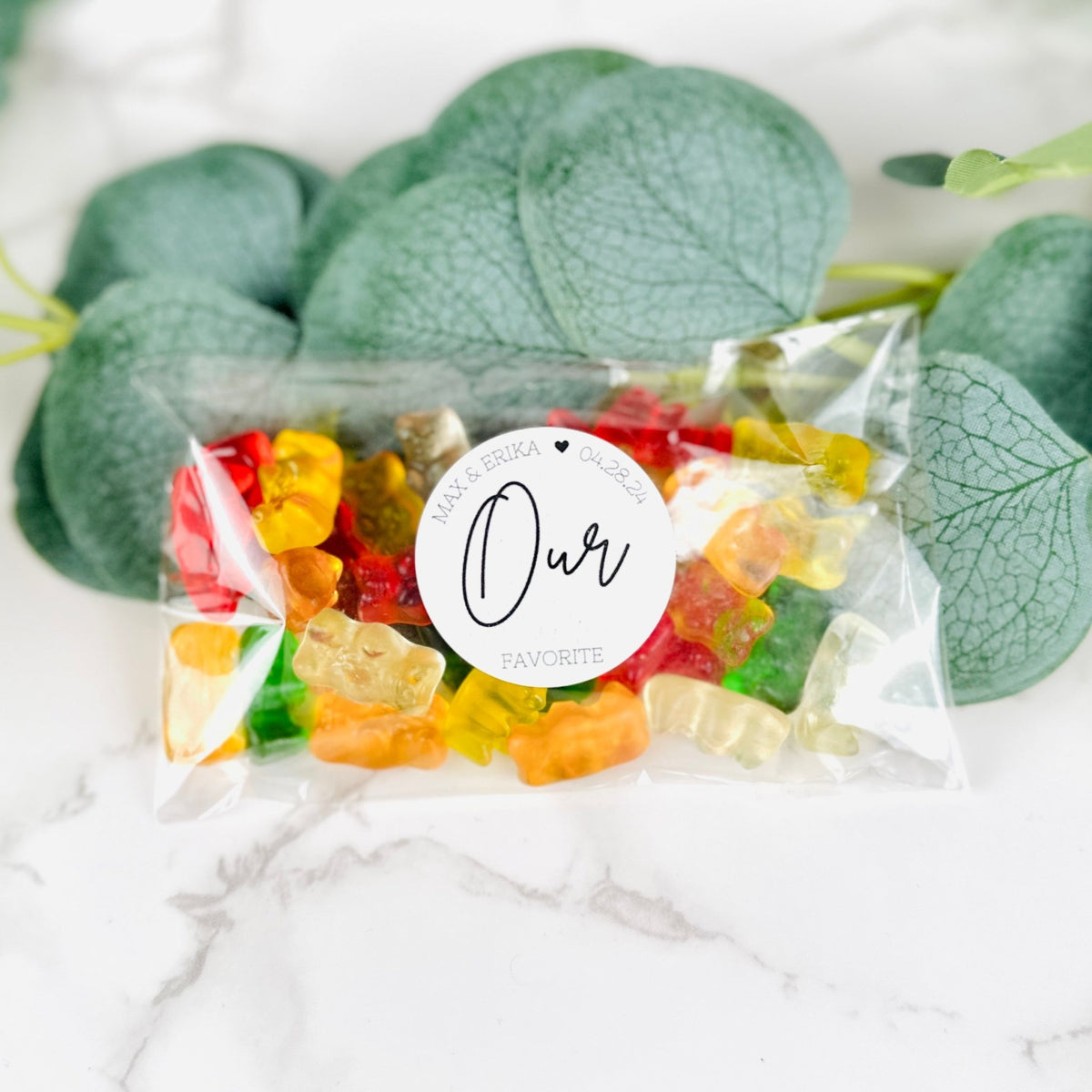 Our Favorite Treat Label - Forever Wedding Favors