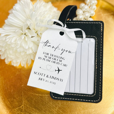 Our Journey Of Love Luggage Tag - Forever Wedding Favors