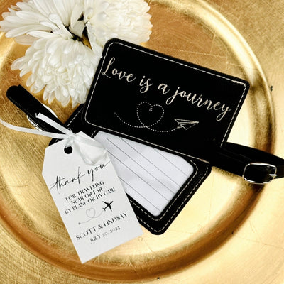 Our Journey Of Love Luggage Tag - Forever Wedding Favors