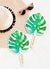 Palm Leaf Paddle Fan - Forever Wedding Favors