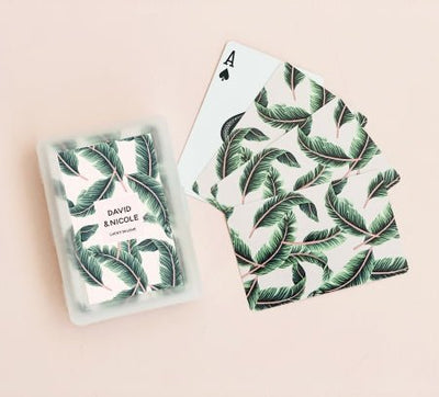 Palm Playing Cards - Forever Wedding Favors