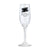 Personalized Glass Champagne Flute - Forever Wedding Favors