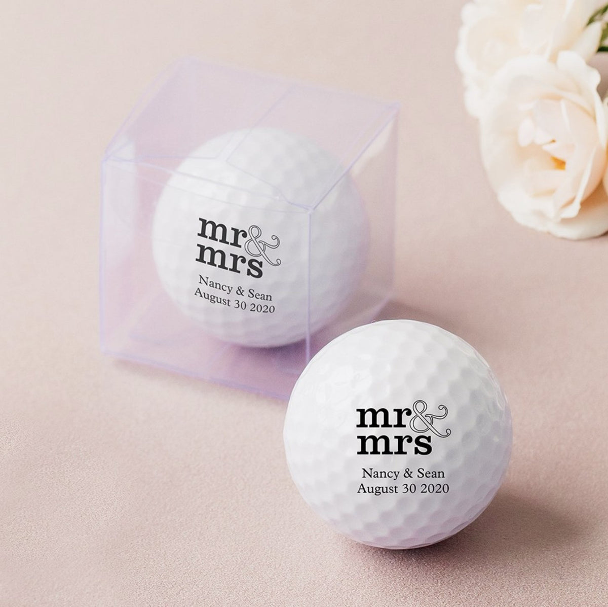Personalized Golf Ball Wedding Favors - Forever Wedding Favors