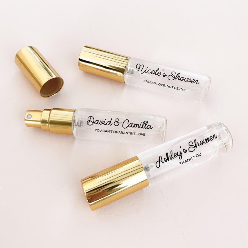 Personalized Hand Sanitizer Spray - Forever Wedding Favors