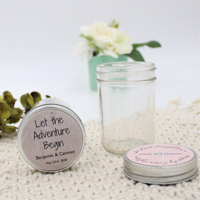 Personalized Mason Jar Favors - Forever Wedding Favors