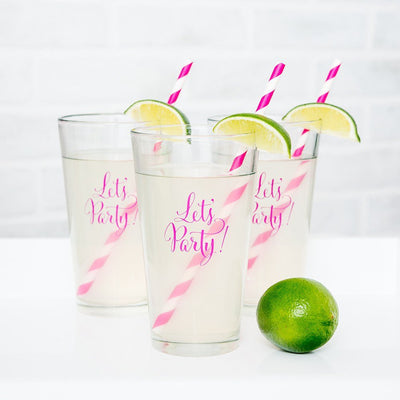 Personalized Pint Glasses - Forever Wedding Favors