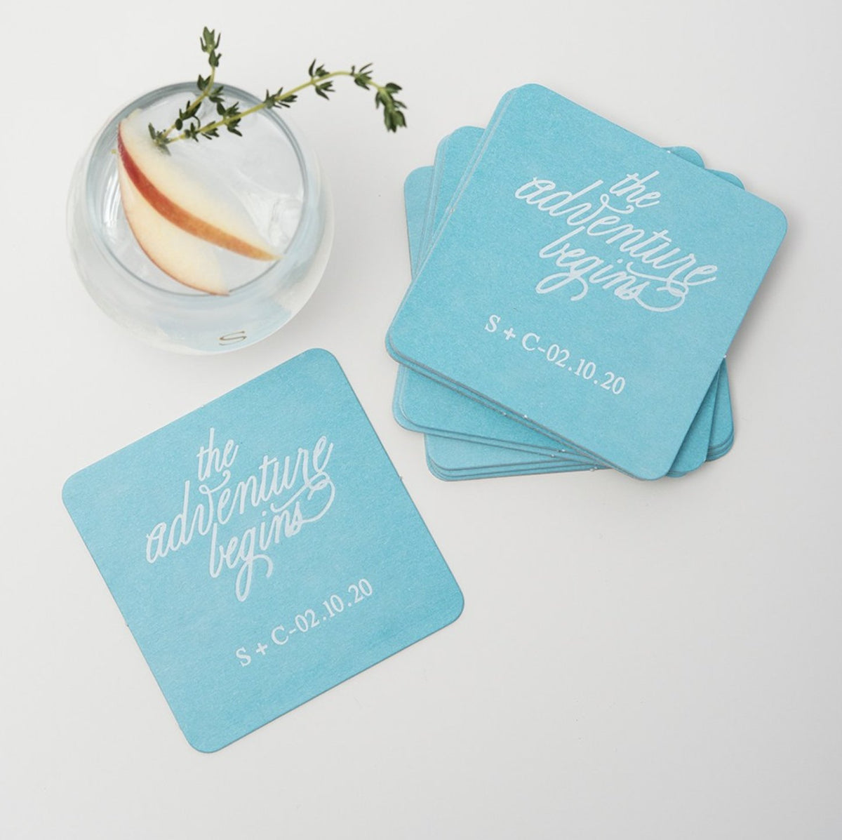 Personalized Wedding Coasters - Forever Wedding Favors