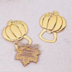 Pumpkin Bottle Opener - Gold - Forever Wedding Favors