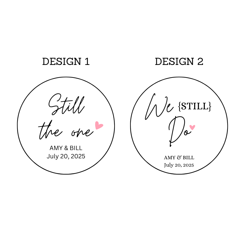 20 Stickers + Bags - His and Her Favorite DIY Wedding favors 1.9 labels
