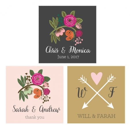 Rustic Garden Wedding 2" Favor Tags - Forever Wedding Favors