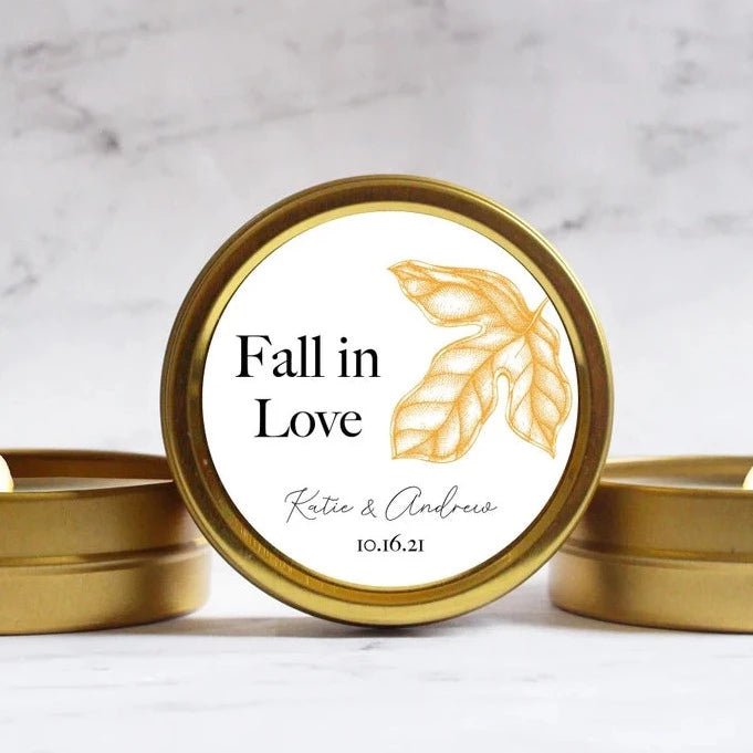 Rustic Love Candle - Forever Wedding Favors