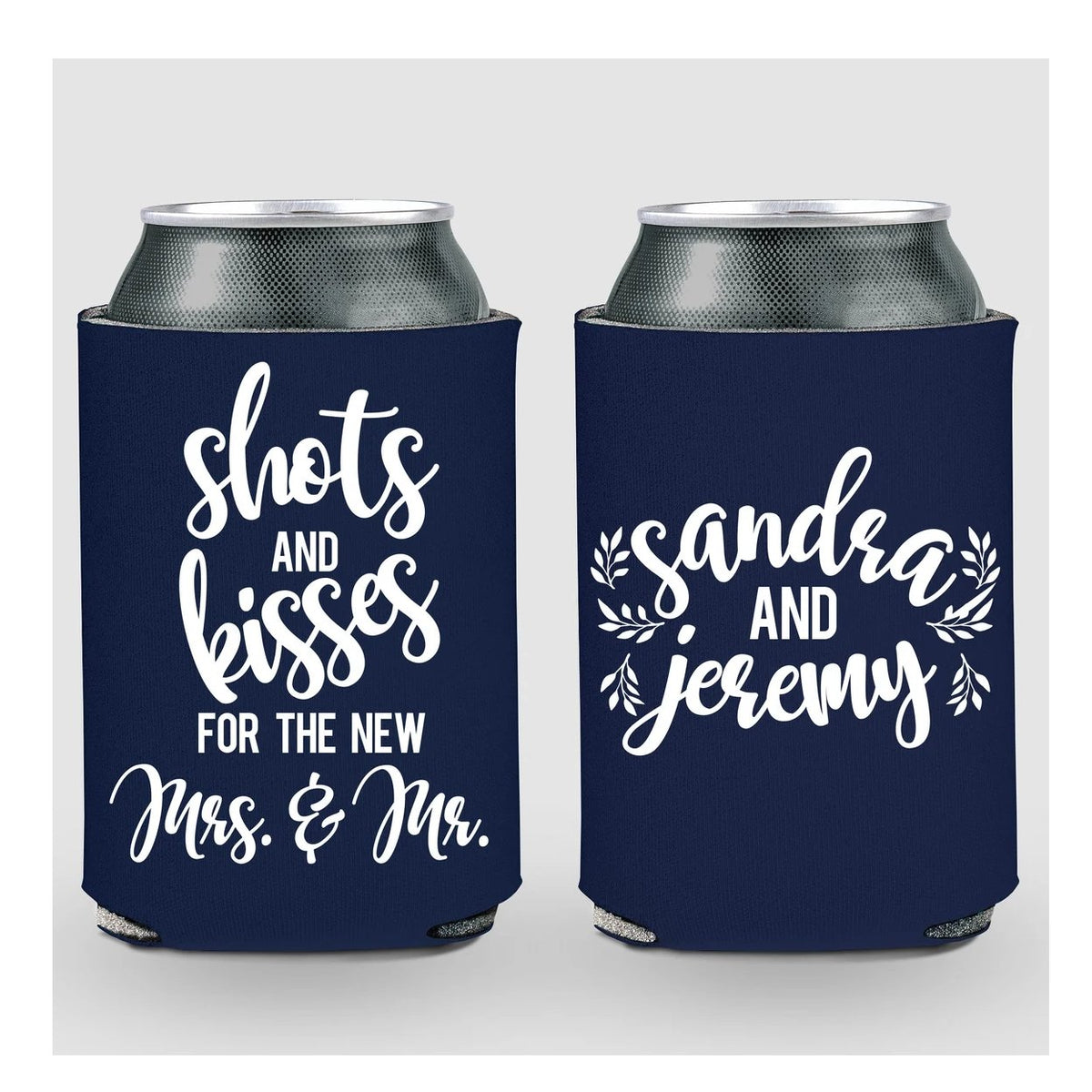 Shots & Kisses Koozie - Forever Wedding Favors