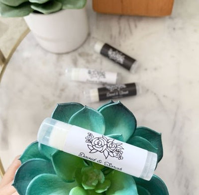 Simple Floral Lip Balm - Forever Wedding Favors