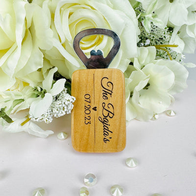 Simply Soulmates Magnetic Bottle Opener - Forever Wedding Favors