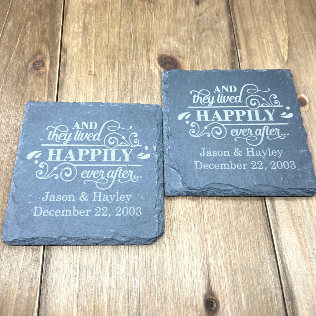 Slate Coaster - Forever Wedding Favors