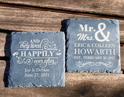 Slate Coaster - Forever Wedding Favors