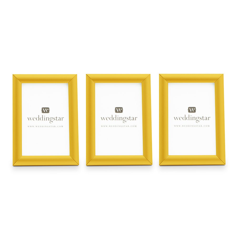 Small 1.75" X 2.5" Metallic Picture Frame - Gold, Silver, Or Rose Gold - Forever Wedding Favors