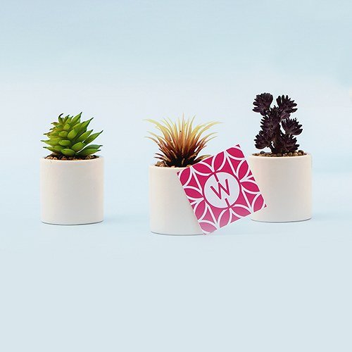 Small Faux Succulent Plants - Forever Wedding Favors