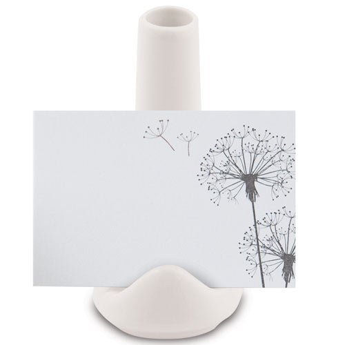 Small White Favor Vase/Card Holder - Forever Wedding Favors