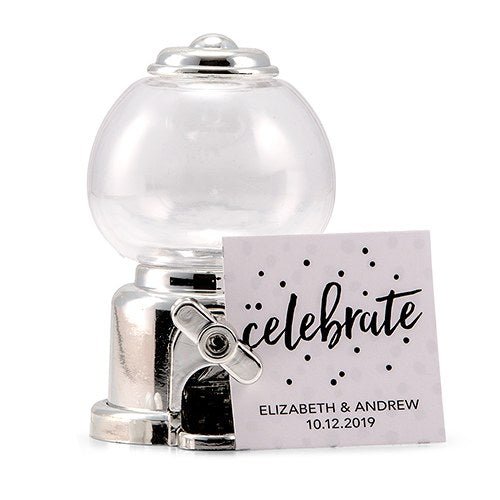 Sparkling Silver Candy Dispenser - Forever Wedding Favors