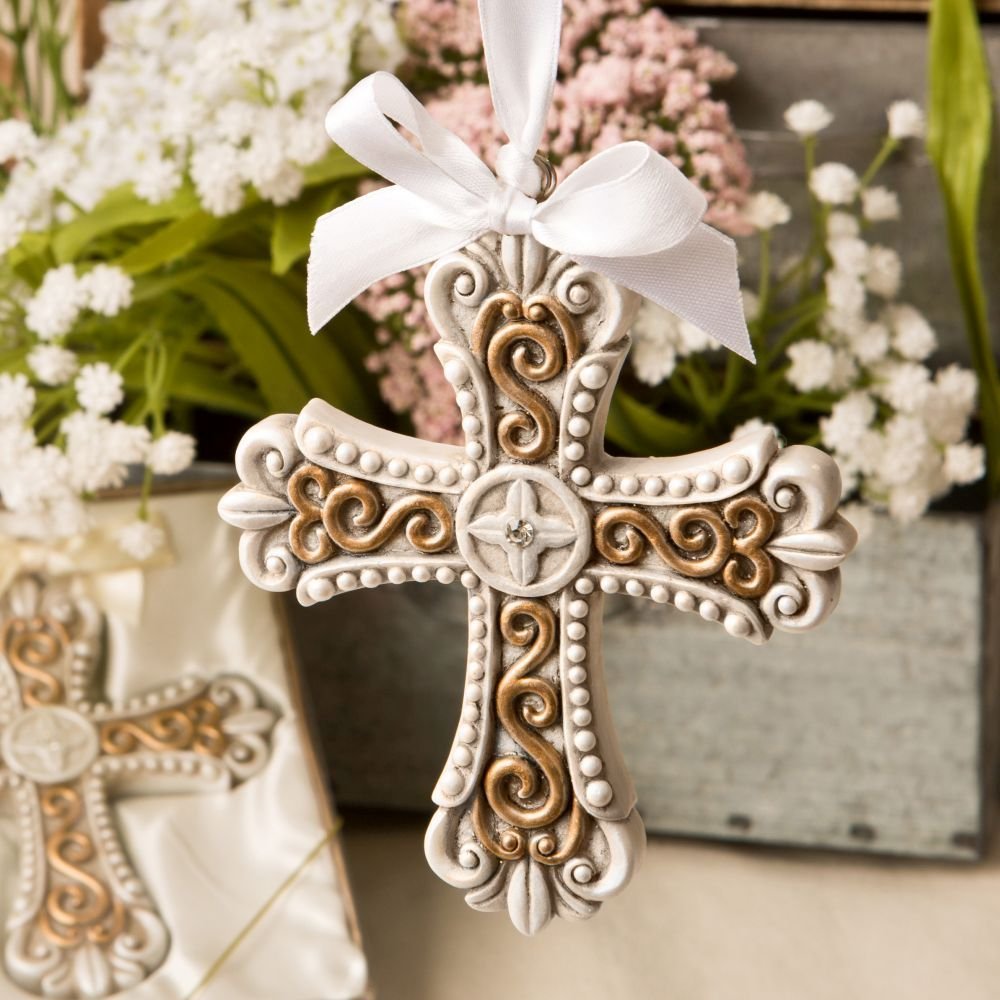 Stunning Vintage Cross Ornament - Forever Wedding Favors