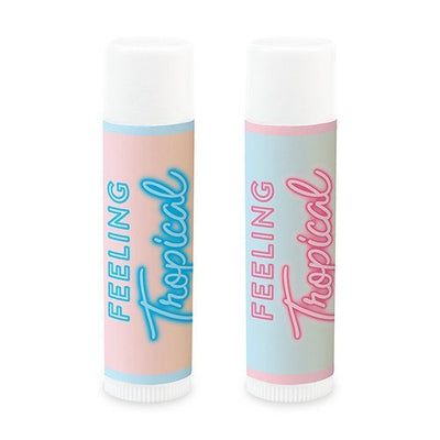 Summer Time Twin Personalized Lip Balm - Forever Wedding Favors