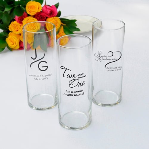 Sunshine and Roses Flower Vase - Forever Wedding Favors