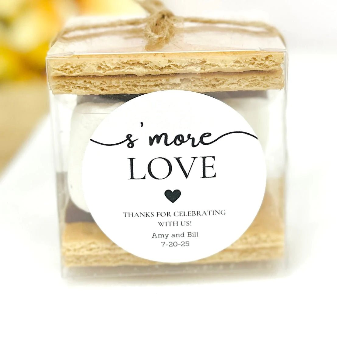 Sweet S'mores Label - Forever Wedding Favors