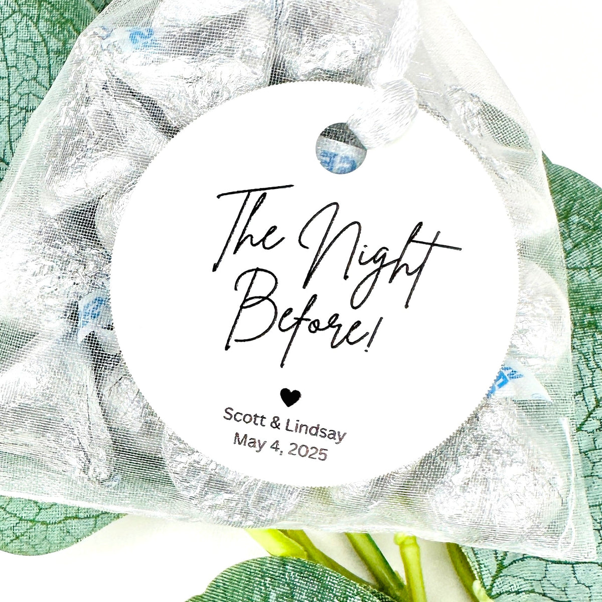 The Night Before Rehearsal Tag - Forever Wedding Favors