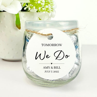 Tomorrow We Do Mini Mason Jar - Forever Wedding Favors