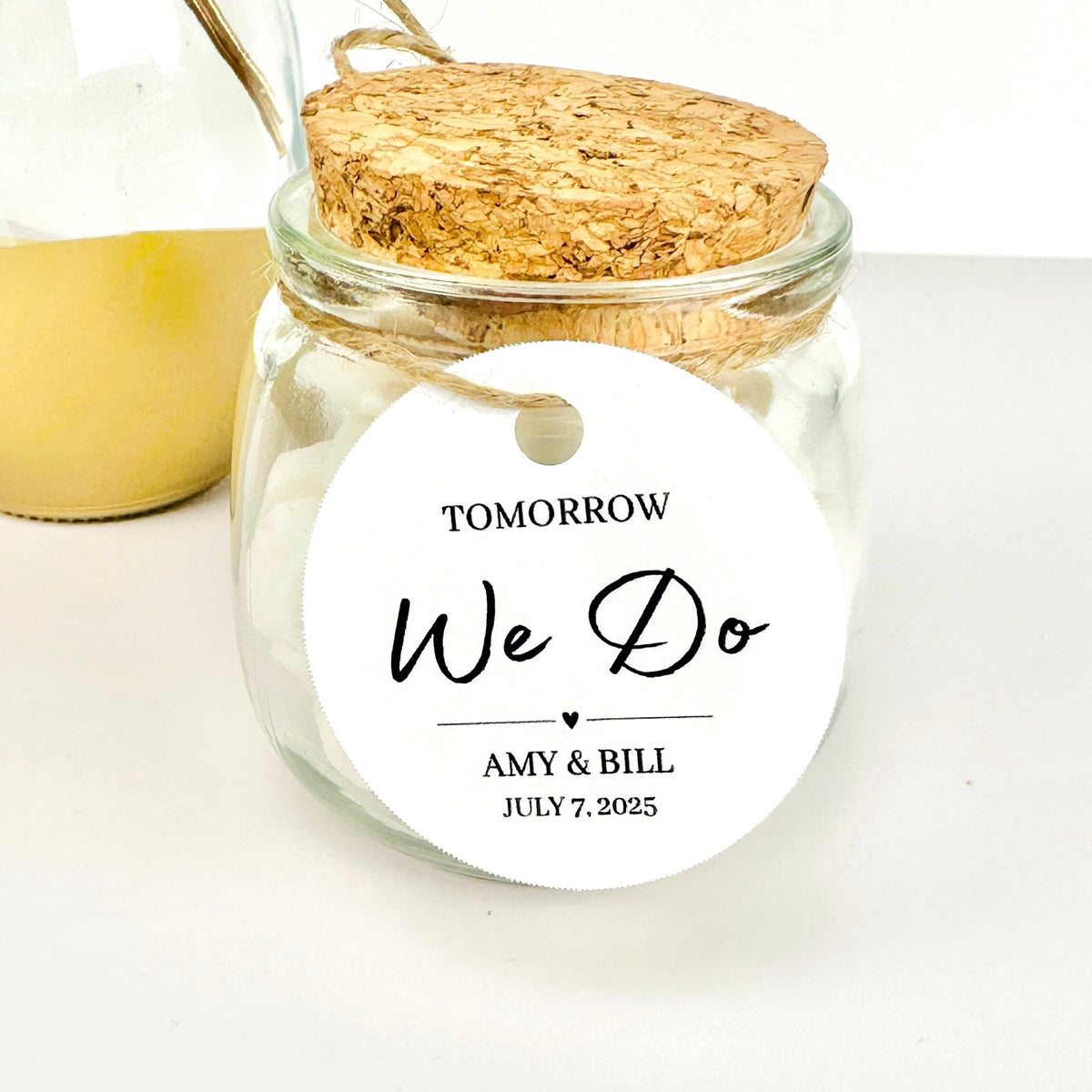 Tomorrow We Do Rehearsal Tag - Forever Wedding Favors