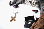 Vintage Cross Themed Key Chain - Forever Wedding Favors