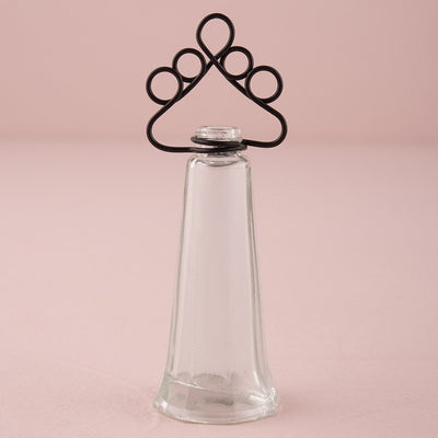 Vintage Inspired Pressed Glass Vases With Stationery Holders - Forever Wedding Favors