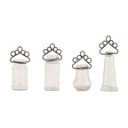 Vintage Inspired Pressed Glass Vases With Stationery Holders - Forever Wedding Favors