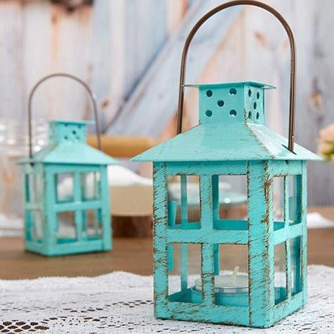 Vintage Lantern - Blue - Forever Wedding Favors