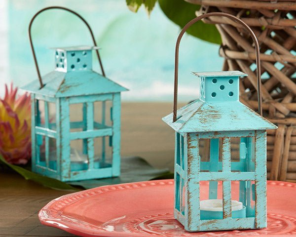 Vintage Lantern - Blue - Forever Wedding Favors