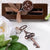 Vintage Skeleton Key Themed Key Chain - Forever Wedding Favors