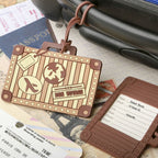 Vintage Suitcase Luggage Tag - Forever Wedding Favors