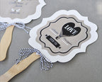 Vintage Wedding Paddle Fans - Forever Wedding Favors