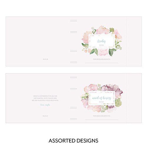Watercolor Florals Notepad - Forever Wedding Favors