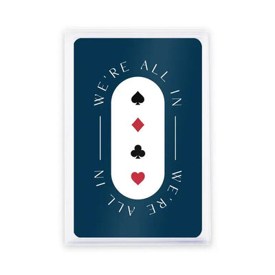 We’re All In Suits Playing Cards - Forever Wedding Favors